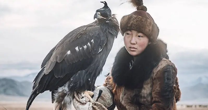The Ancient Mongolian Art Of Hunting With Eagles Is A Sight To Behold