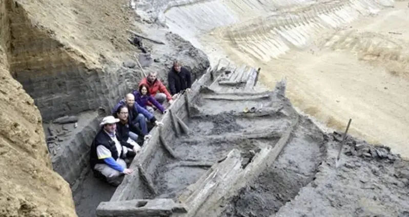 Roman-Era Warship Preserved Underground For 1,300 Years Found In Serbian Mine