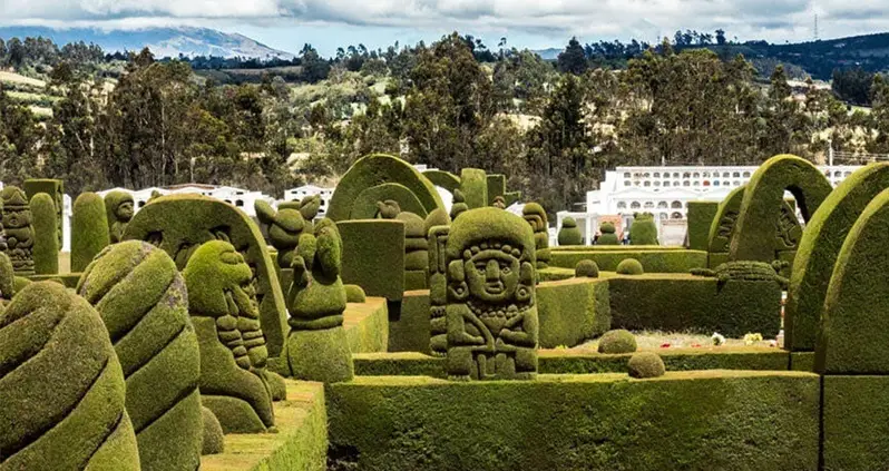 Discover The Topiaries Of Tulcán Cemetery, A Masterpiece Created By One Tireless Gardener