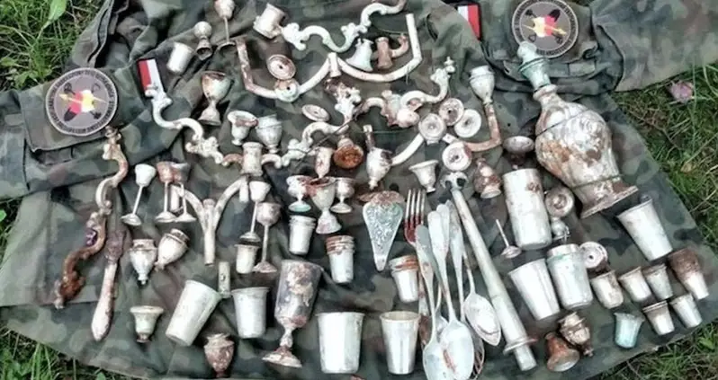 Chest Of Stolen Nazi Silver Found Buried At 14th-Century Polish Castle