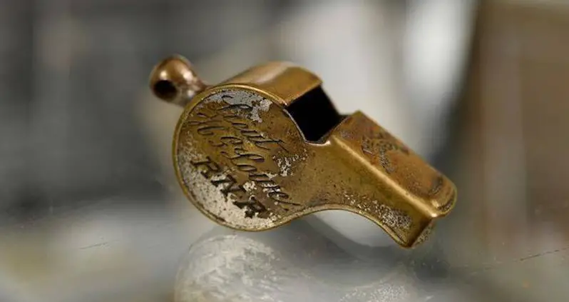 Whistle Belonging To The ‘Hero Of The Titanic’ Comes To Light After A Century