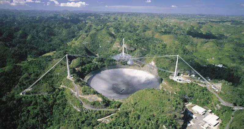 Telescope At Arecibo Observatory Searching For Intelligent Life Mysteriously Damaged Overnight