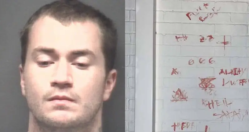 North Carolina Man With A Machete Leaves Satanic Messages On A Sorority House In Blood