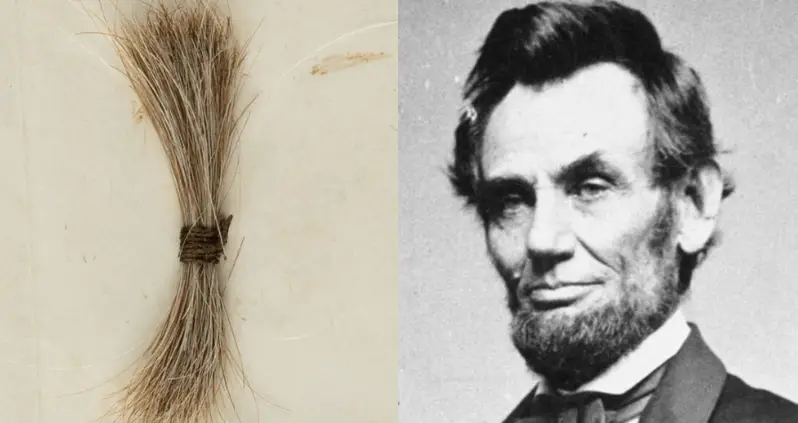 Someone Just Paid Over $81,000 For A Blood-Stained Lock Of Abraham Lincoln’s Hair