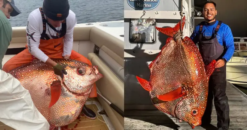 Three Virginia Fishermen Just Caught A Massive Deep-Sea ‘Moonfish’