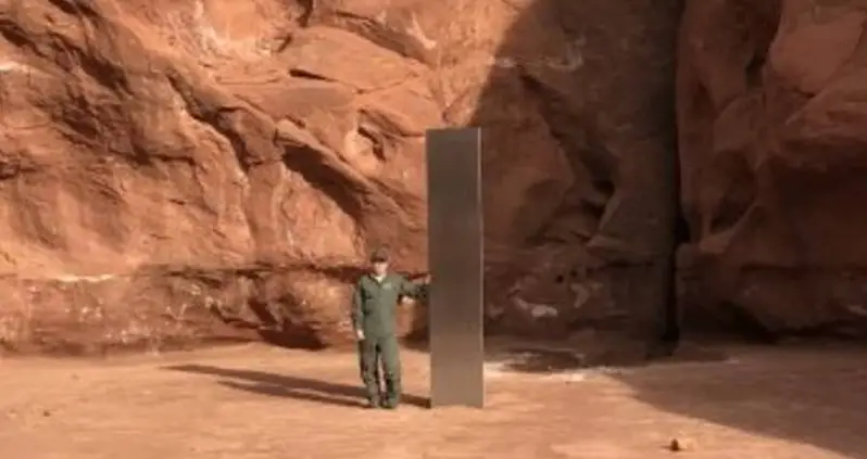 Somebody Put A 12-Foot Monolith In The Utah Desert And Nobody Knows Why