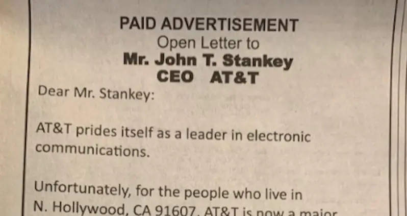 Elderly Man Buys Wall Street Journal Ad To Complain About His Slow Internet Speeds