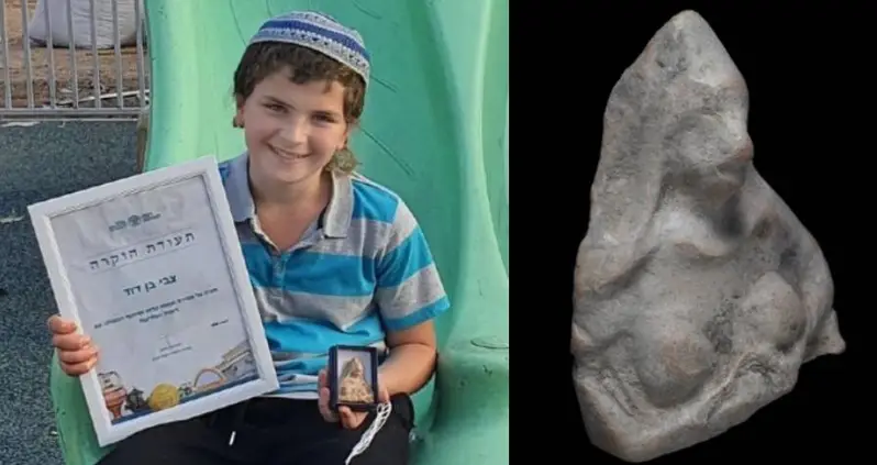 11-Year-Old Boy Stumbles Upon 2,500-Year-Old Fertility Amulet In Israel