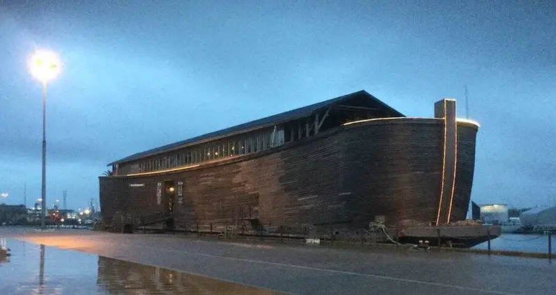 This Giant Noah’s Ark Replica Is Stranded In The UK Because British Authorities Don’t Believe It’s Seaworthy