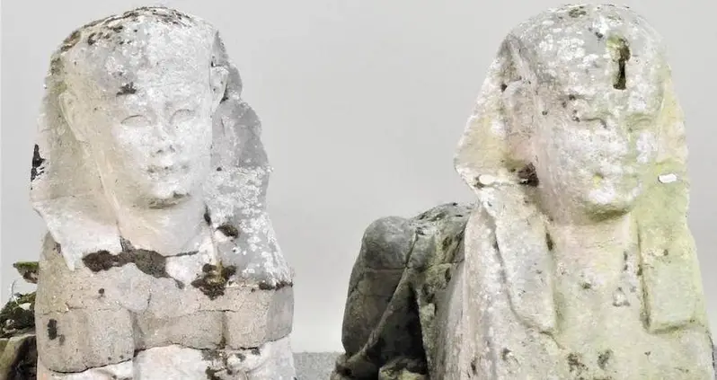 These English Garden Ornaments Of Sphinxes Just Turned Out To Be Genuine Ancient Egyptian Relics