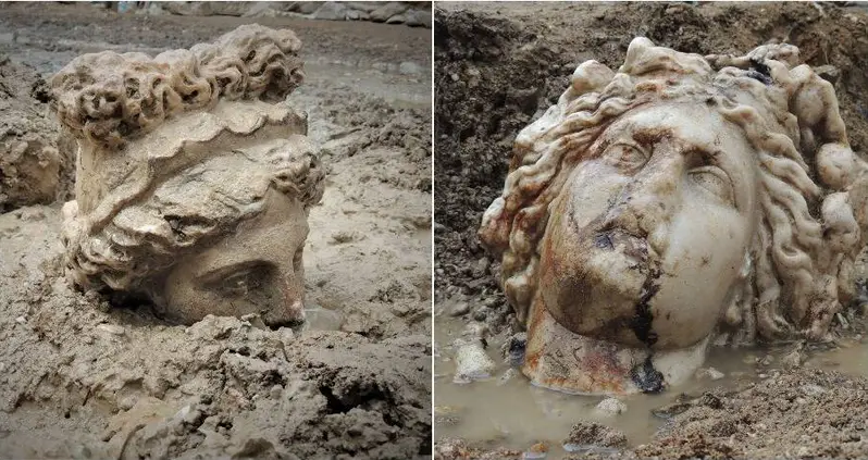 Roman-Era Bone Workshop And Statue Heads Discovered In Turkey’s Ancient City Of Aizanoi