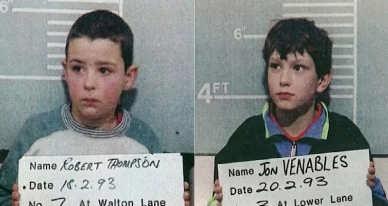 ‘A Match Made In Hell’: How Robert Thompson And Jon Venables Became Killers At Age 10