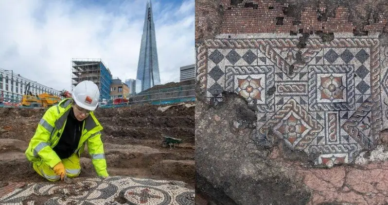 This 2,000-Year-Old Roman Mosaic Was Just Unearthed In Central London