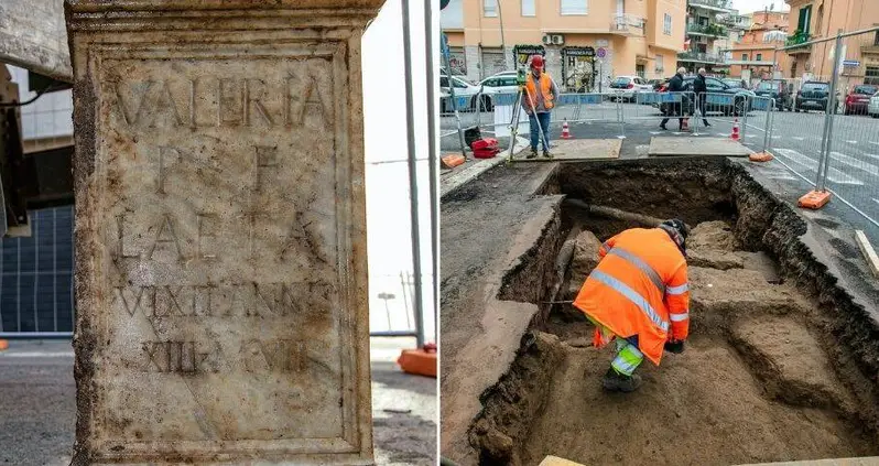 Second-Century Funerary Altar For Thirteen-Year-Old Girl Discovered In Rome
