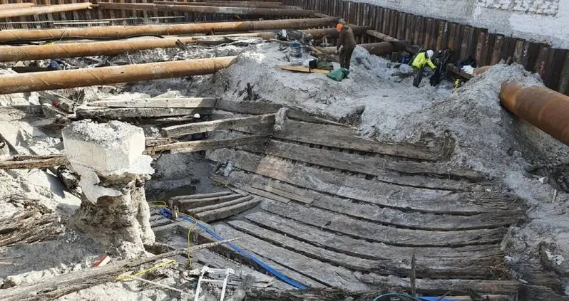 A Massive Medieval Cargo Ship Was Just Found Underneath The Capital Of Estonia