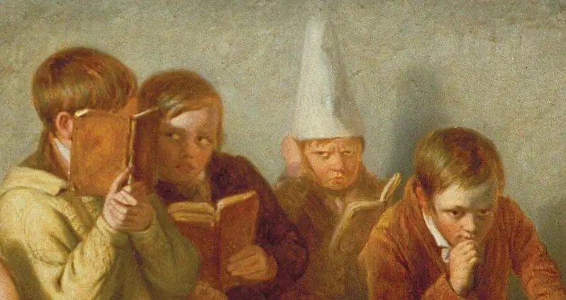 How The Dunce Cap Went From A Sign Of High Intelligence To A Humiliating Classroom Punishment