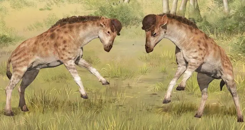 Paleontologists In China Just Identified A Short-Necked, Head-Butting Ancestor Of The Giraffe