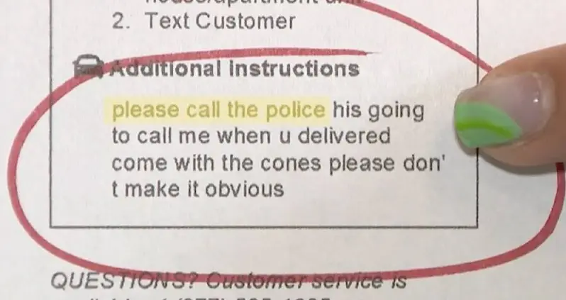 Woman In New York City Escapes Her Kidnapper By Leaving A Note To Call The Police With Grubhub
