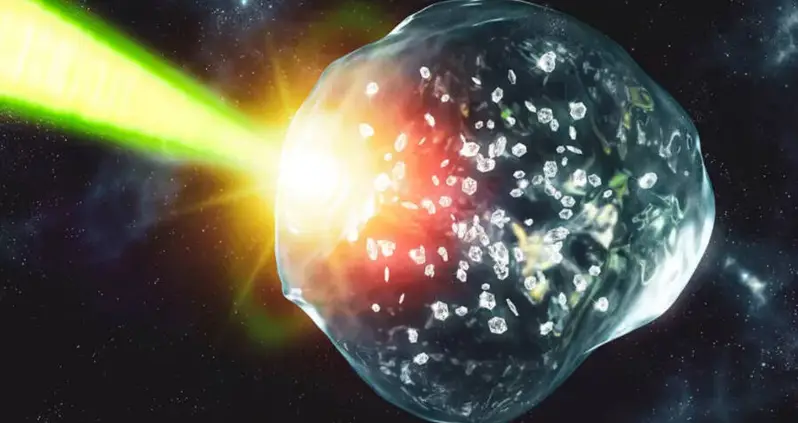 Scientists In Germany Blasted Cheap Plastics With Lasers — And Turned Them Into ‘Nanodiamonds’