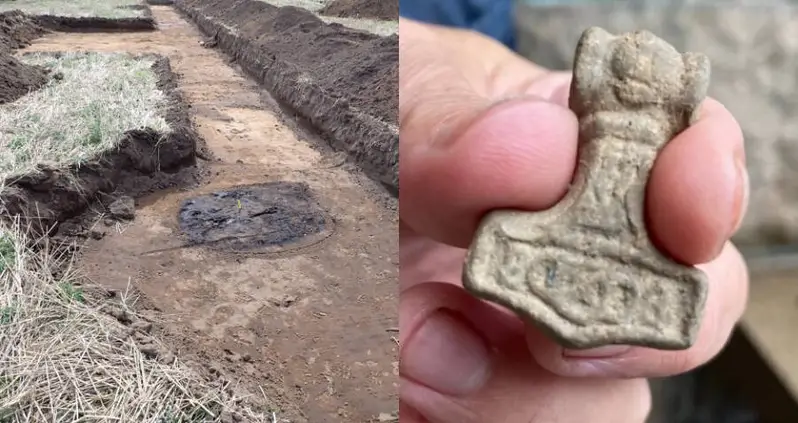 Swedish Archaeologists Unearth ‘One Of A Kind’ Amulet Of Thor’s Hammer
