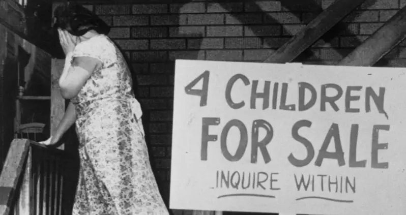 The Tragic Story Behind The Infamous ‘4 Children For Sale’ Photograph