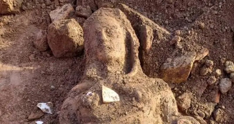 This Ancient Statue Of A Hercules-Like Figure Was Just Discovered In A Roman Sewer