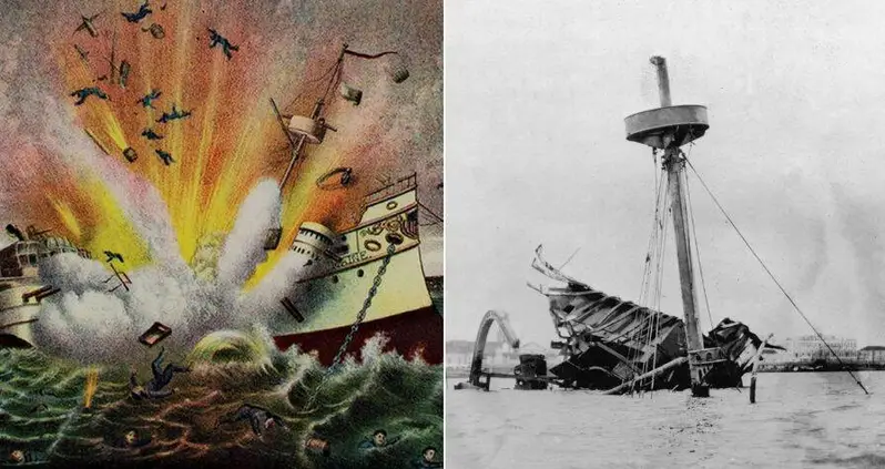 The Tragic Story Of The USS Maine, The Navy Battleship That Mysteriously Exploded In 1898