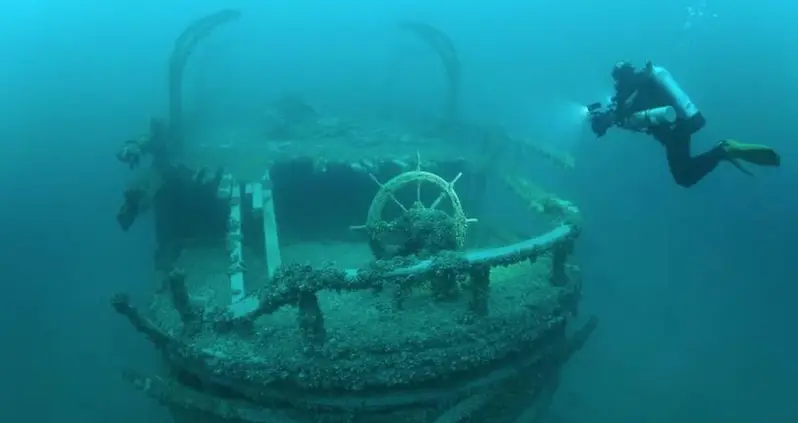 The Whiskey Salvaged From This 170-Year-Old Shipwreck In Lake Michigan Could Be Worth Millions