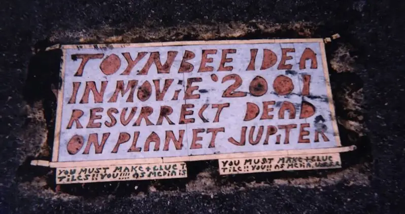 Inside The Mystery Of The Toynbee Tiles, Eerie Mosaics With Messages About Reviving Dead People On Jupiter