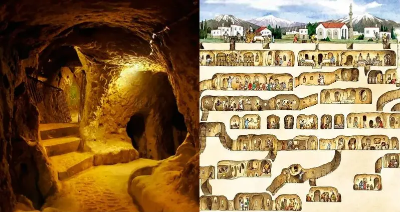 Inside The Lost Underground City Of Derinkuyu, The Subterranean Metropolis Of Ancient Turkey