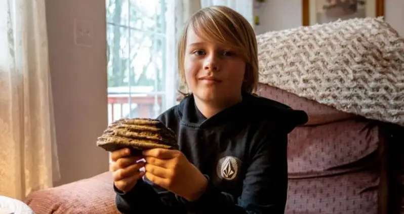 A 9-Year-Old Boy Just Found A Prehistoric Mammoth Tooth While Playing In His Grandma’s Backyard