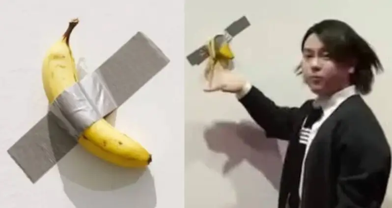 South Korean Student Eats $120,000 Banana Artwork Because He Was ‘Hungry’