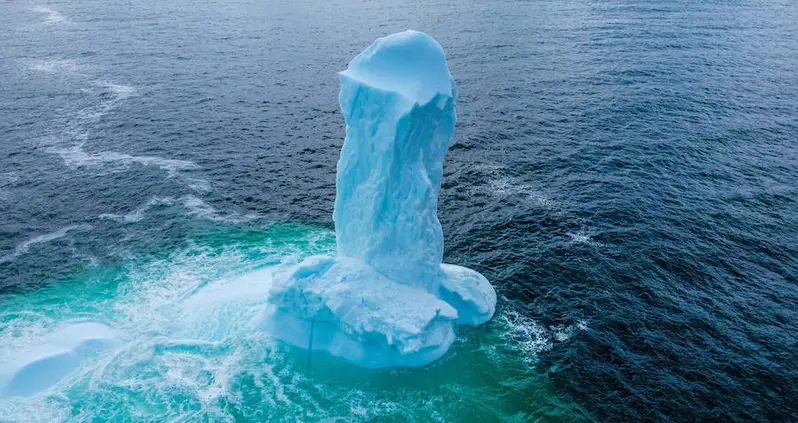 A Man From Dildo, Canada Just Found A Penis-Shaped Iceberg In Conception Bay