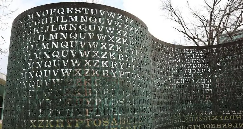 Kryptos, The CIA Sculpture With A Coded Message That No One Has Been Able To Solve