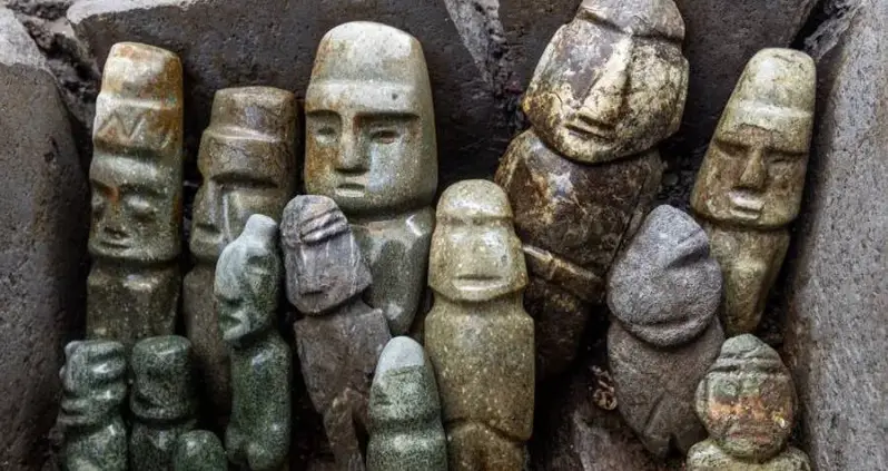 Stone Human ‘Effigies’ Unearthed At An Aztec Temple Were Likely Looted In Battle And Buried As Offerings