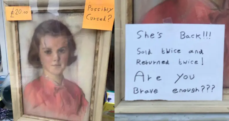 This ‘Cursed’ Painting Was Returned To A UK Thrift Shop Twice — Then Sold Online For $2,000
