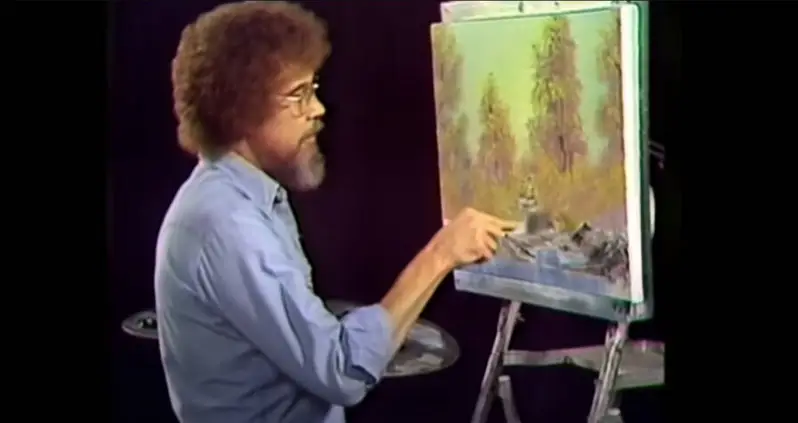 The First Bob Ross Painting From ‘The Joy Of Painting’ Is On Sale For Nearly $10 Million