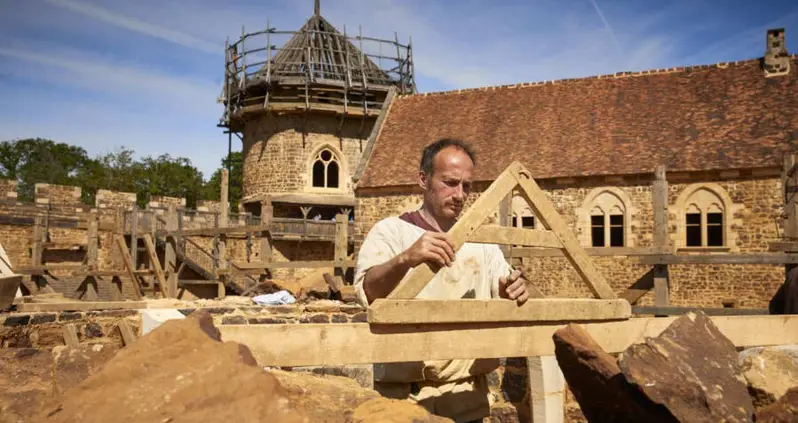 A Group In France Has Spent Decades Building Guédelon Castle Using Only 13th-Century Methods