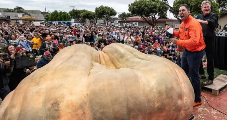 Minnesota Teacher Grows 2,749-Pound Pumpkin, Squashing The Competition And Setting A World Record