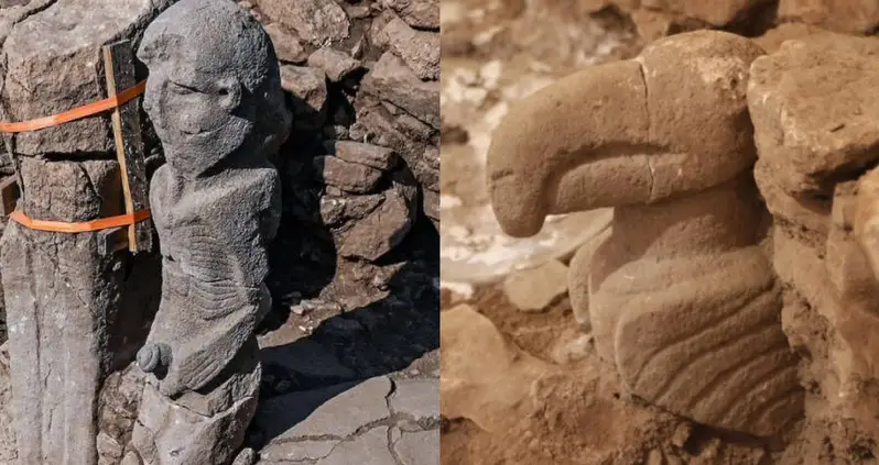 An Enormous Statue Of Man Appearing To Hold His Penis Was Just Unearthed At A Prehistoric Site In Turkey