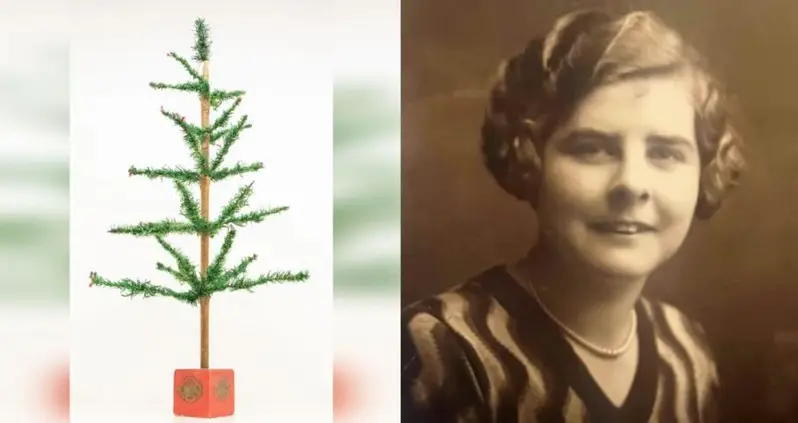 This 103-Year-Old Artificial Christmas Tree Just Sold For $4,000 At Auction