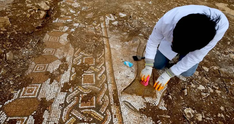 Stunning Roman Mosaics Featuring Sea Creatures Unearthed In Turkey