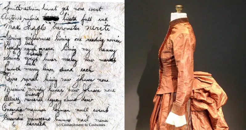 Coded Note Found Hidden In A Victorian-Era Dress Has Finally Been Solved After 10 Years