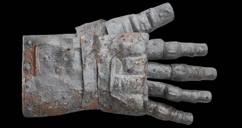 ‘Sensational’ 14th-Century Gauntlet Discovered In Switzerland