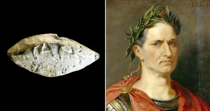 This Sling Bullet Found In Spain May Have Been Used In Julius Caesar’s Campaign Against Pompey