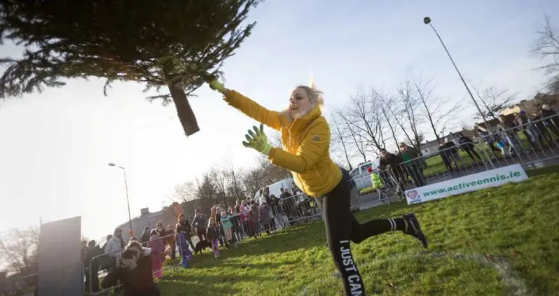 An Irish Mother’s $820 Thousand Injury Claim Was Dismissed After She Was Photographed Winning A Christmas Tree Tossing Contest