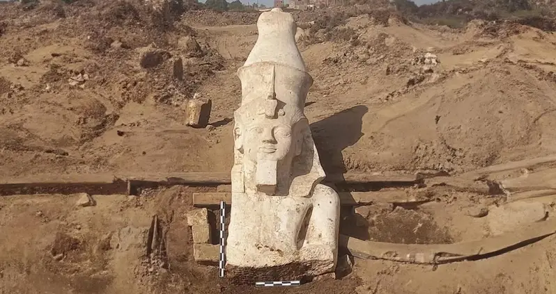 Missing Upper Half Of Massive Ramses II Statue Unearthed In Egypt