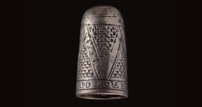 Metal Detectorist In Wales Stumbles Across A 300-Year-Old Thimble With A Romantic Message