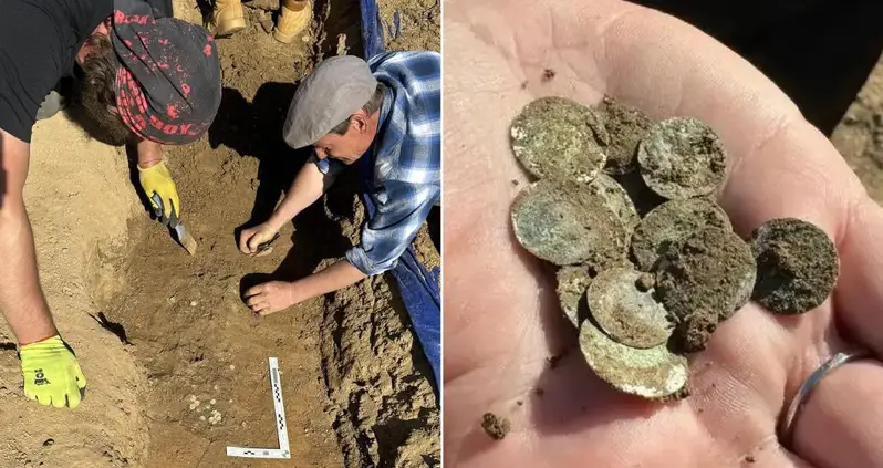 A Trove Of Medieval Silver Coins Was Just Discovered By A Woman Walking Through A Field In The Czech Republic