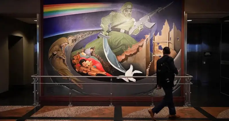 How The Denver Airport Murals Became A Hotbed For Conspiracies